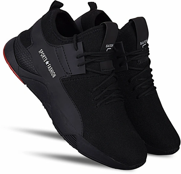 Spain Style Men Black Lace-up Outdoors Shoes - Black, 6, 999