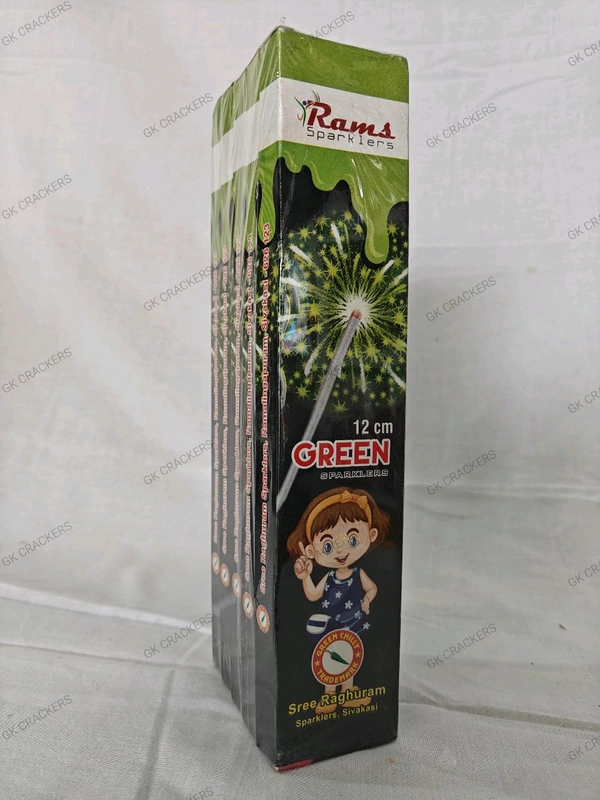 12 Cm Green Sparklers