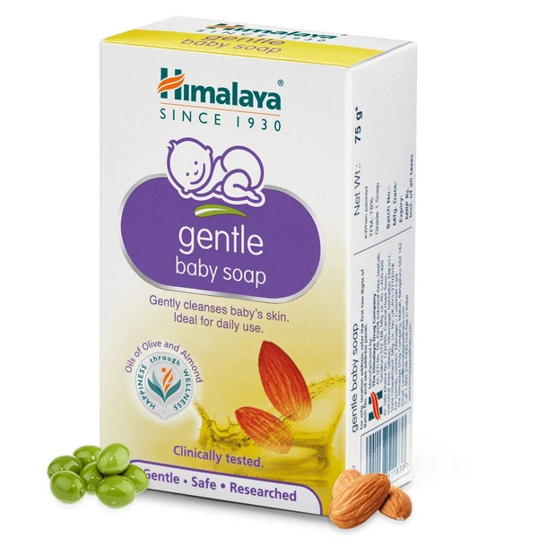 Himalalya Gentle Baby Soap (Almonds) - 125g