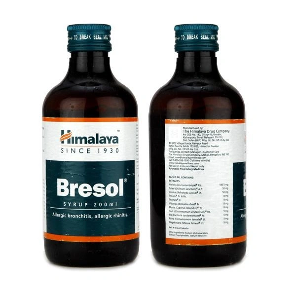 Himalaya Bresol Syrup - 200ml