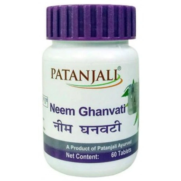 Patanjali Neem Ghanvati Tablets - 60 Tablets
