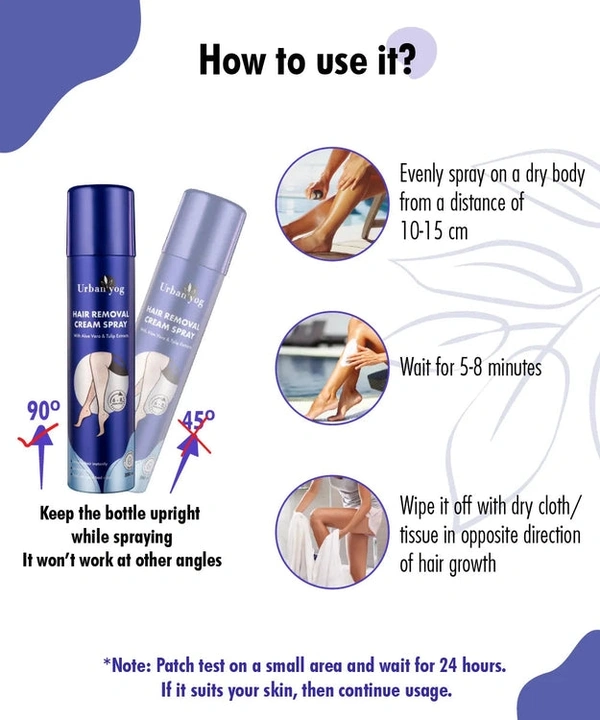 Urban Yog Hair Removal Spray - 200ml