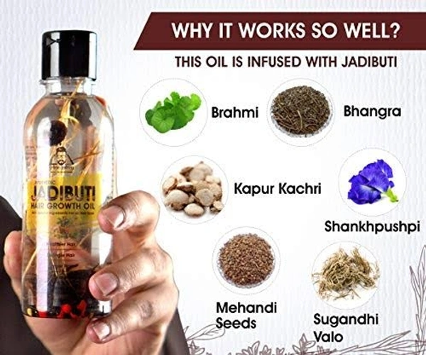 Urban Gabru Ayurvedic Jadibuti Hair Growth Oil - 200ml