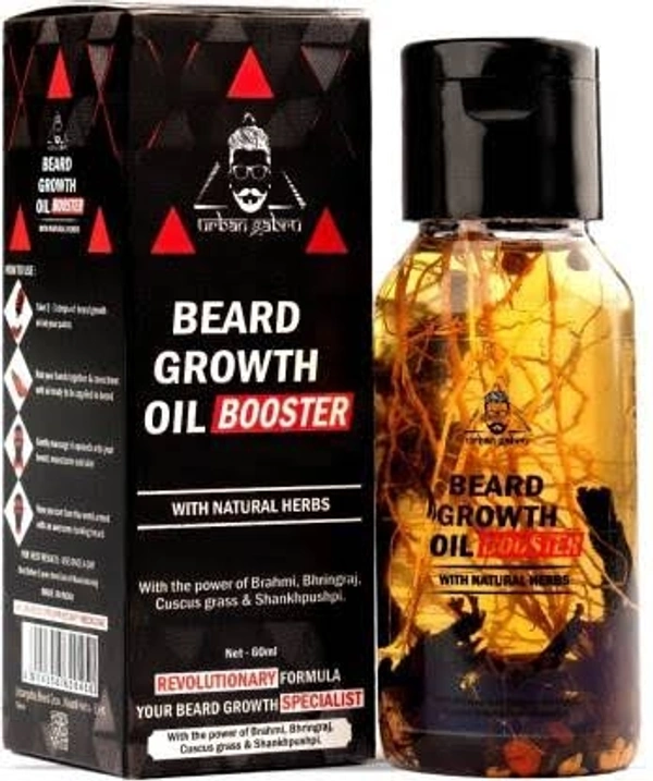 Beard Growth Oil Booster With Natural Herbs 60ml - 60ml