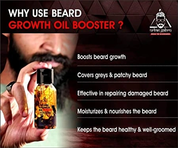 Beard Growth Oil Booster With Natural Herbs 60ml - 60ml