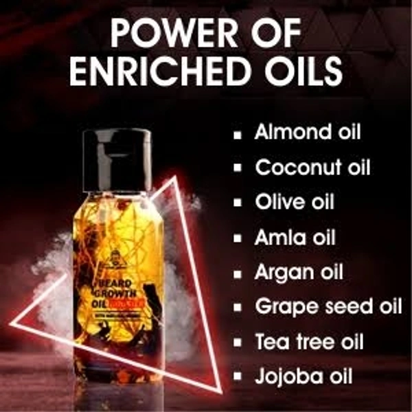 Beard Growth Oil Booster With Natural Herbs 60ml - 60ml