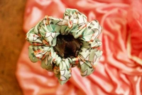 K Pop Remix COMBO Xl Scrunchies  - sea blur, teal, champagne , XL, M