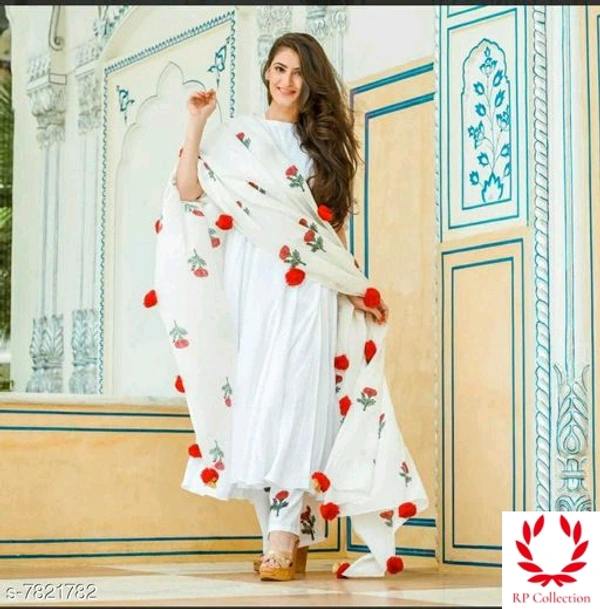 Catalog Name:*Women Rayon Flared Solid Long Kurti With Palazzos And Dupatta* - all Colours, S, L, M, XL, XXL, XXXL, 4XL