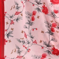 kashvi sarees Floral Print Daily Wear Georgette - Pink saree, Free size