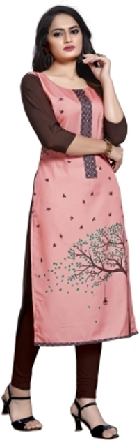 Siya Fashion Women Printed Kruti - Color: Pink, Brown, Size: S, M, L, XL, XXL