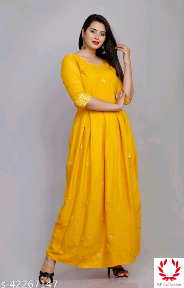 Catalog Name:*Banita Voguish Kurtis* - yellow, S, L, M, XL, XXL