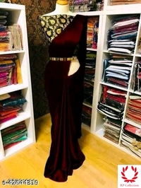 Catalog Name:*Aagyeyi Alluring Sarees* - all Colours, Free size