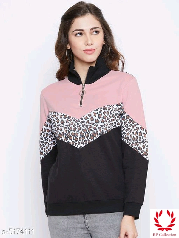 Catalog Name:*Attractive Cotton Blend Women's Sweatshirt* - All Colours, S, L, M, XL, XXL, XXXL