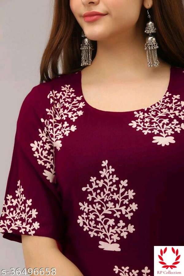 Printed Anarkali Kurti for Women Ethnic Wear - All Colours, Free size, M, L XL XXL