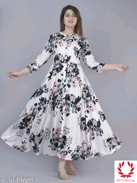 Printed Anarkali Kurti for Women Ethnic Wear - All Colours, Free size, M, L XL XXL