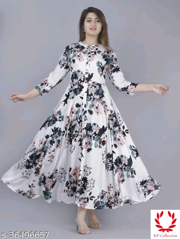 Printed Anarkali Kurti for Women Ethnic Wear - All Colours, Free size, M, L XL XXL