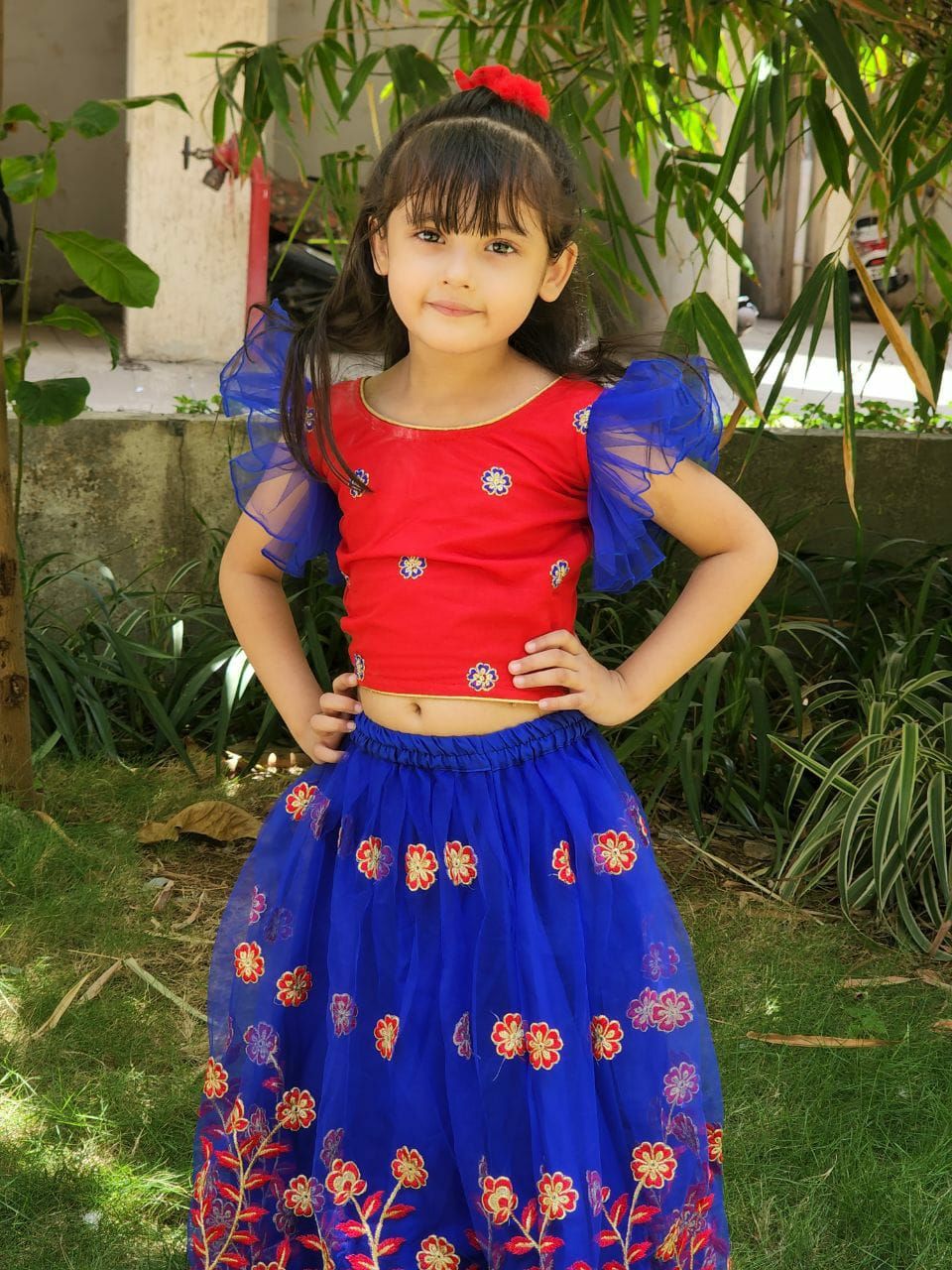 Jaqurd Party Wear Girls Kids Lehenga Choli, Size: 8 to 13 years at Rs  270/piece in Surat