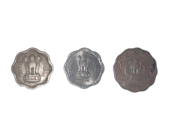 Set Of 10 Paisa, 3 Coins
