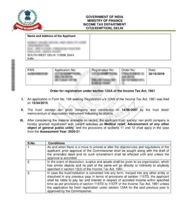80G Registration 