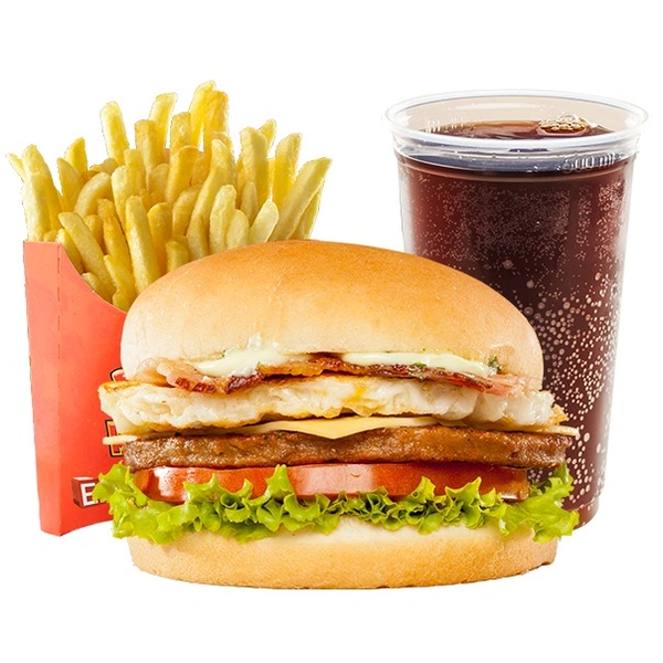 paneer salsa burger meal