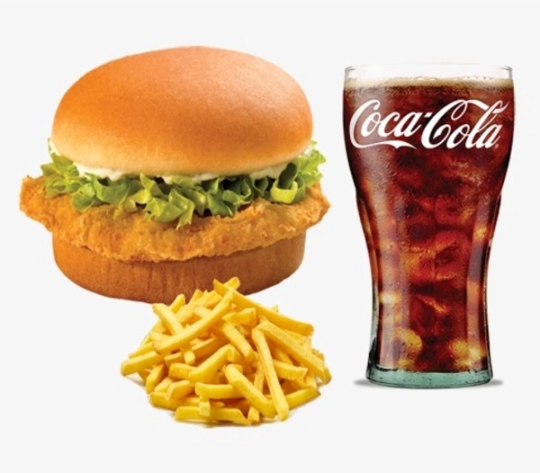 veggie lover burger meal