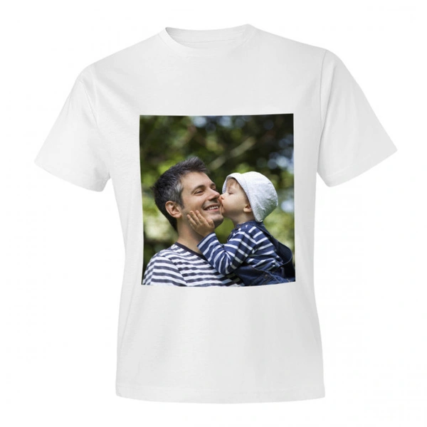 White Photo T-shirt - L, White