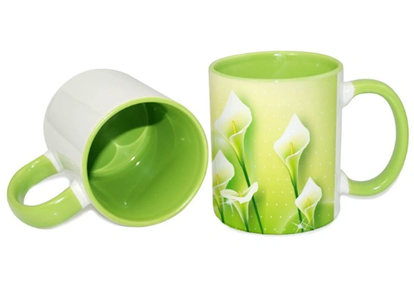 Inner Color Mug Light Green - 11oz, Light Green, 1 to 4