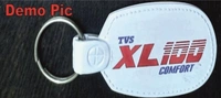 Plastic Key Chains for Distribution - White, 100