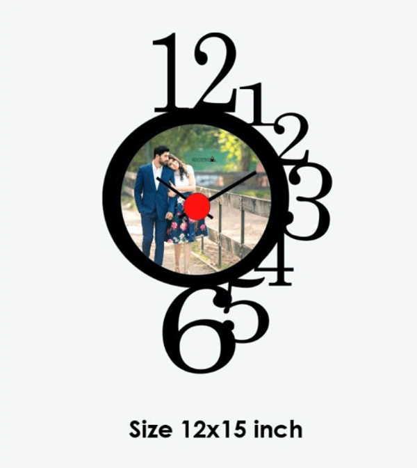 Wooden Wall Clock Frame  - 12x15 inch, 1