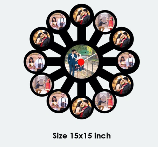 Wooden Wall Clock Frame - Elite - 15x15 Inch, 13