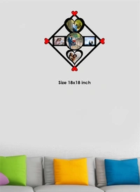 Wooden Wall Clock Frame- Diamond - 18x18 inch, 5