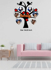 Wooden Wall Frame 6 Pics (Design-4) - 18x20 inch, 6
