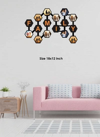 Wooden Wall Frame 10 Pics (Design-5) - 12x18 Inch, 10