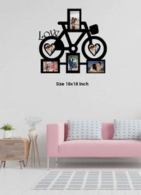 Wooden Wall Frame 6 Pics (Design-6) - 18x18 Inch, 6