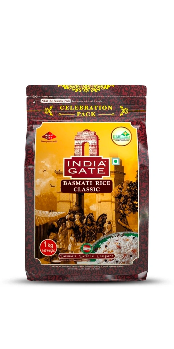 INDIA GATE CLASSIC BASMATI RICE - 1 Kg