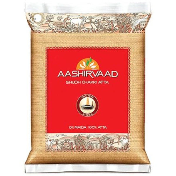 Ashirwad Chakki Atta  - 5 Kg