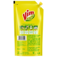 Vim Lemon Concentrated Dishwash  - 140 Ml