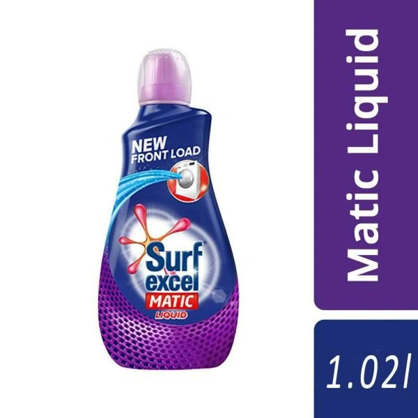 Surf Excel Matic Front Load Liquid Detergent 1 L - 1.021 Ml
