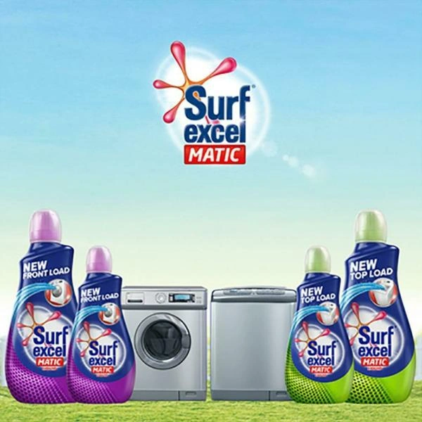 Surf Excel Matic Front Load Liquid Detergent 1 L - 1.021 Ml
