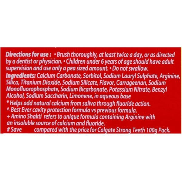 Colgate Strong Teeth Dental Cream Toothpaste 48 g - 1 Piece, 48 gm