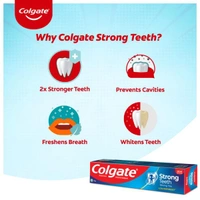 Colgate Strong Teeth Dental Cream Toothpaste 48 g - 1 Piece, 100 gm