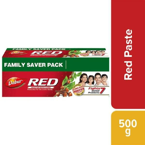 Dabur Red Eco Friendly Toothpaste - Piece 1, 500 gm