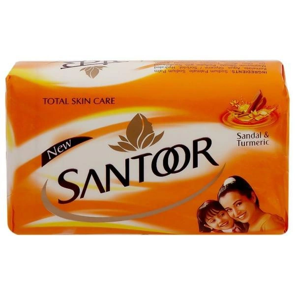 Santoor Sandal Soap  - 1, 100 Gm