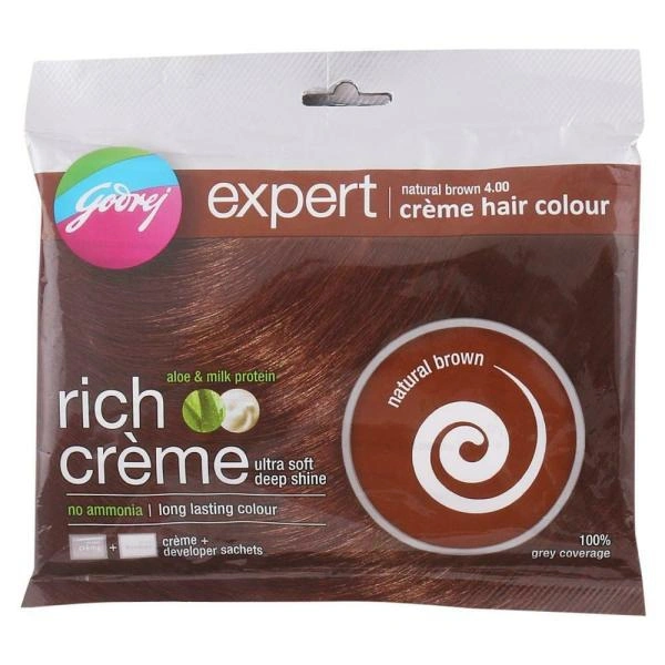 Godrej Expert Rich Creme Colour, Brown  - 20 Gm