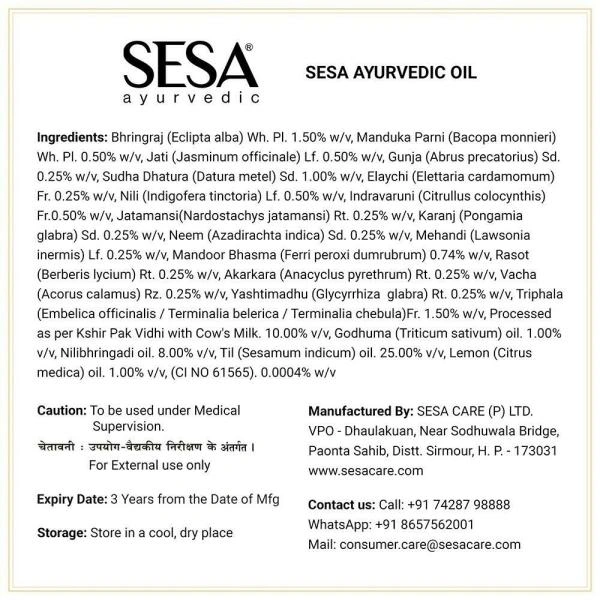 Sesa Ayurvedic Hair Oil - 100 Ml