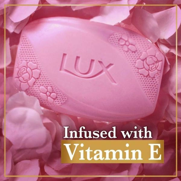 Lux Rose Skin Soap Bar - Pink, 100 Gm
