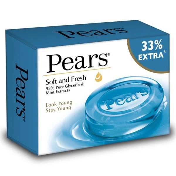 Pears Soft & Fresh Soap with Glycerin  - 75 Gm