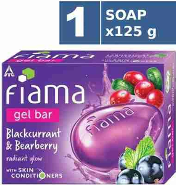 Fiama Bearberry & Blackcurrant Gel Bar - 125 Gm