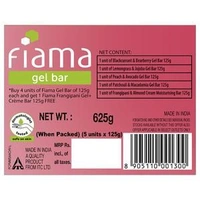 Fiama Gel Bathing Bar Celebration Pack - With 5 Unique Gel Bars, 125 g (Buy 4 Get 1 Free)