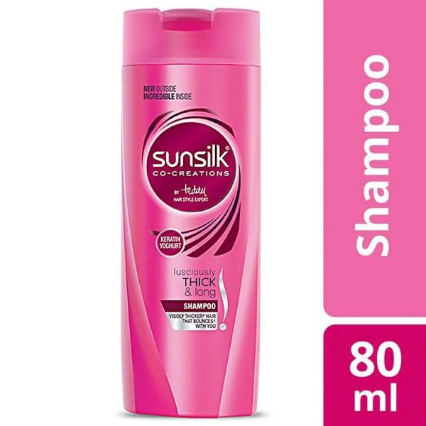 Sunsilk Co-Creations Lusciously Thick & Long Shampoo  - 80 Ml